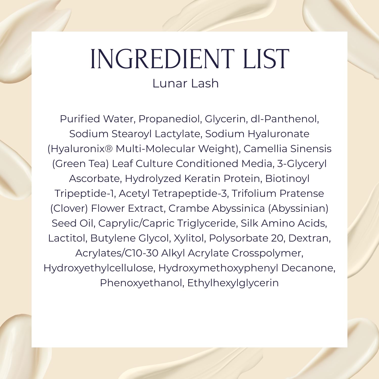 Tru Alchemy hyaluronix moisture magnet illustrates moisture retention for lashes.