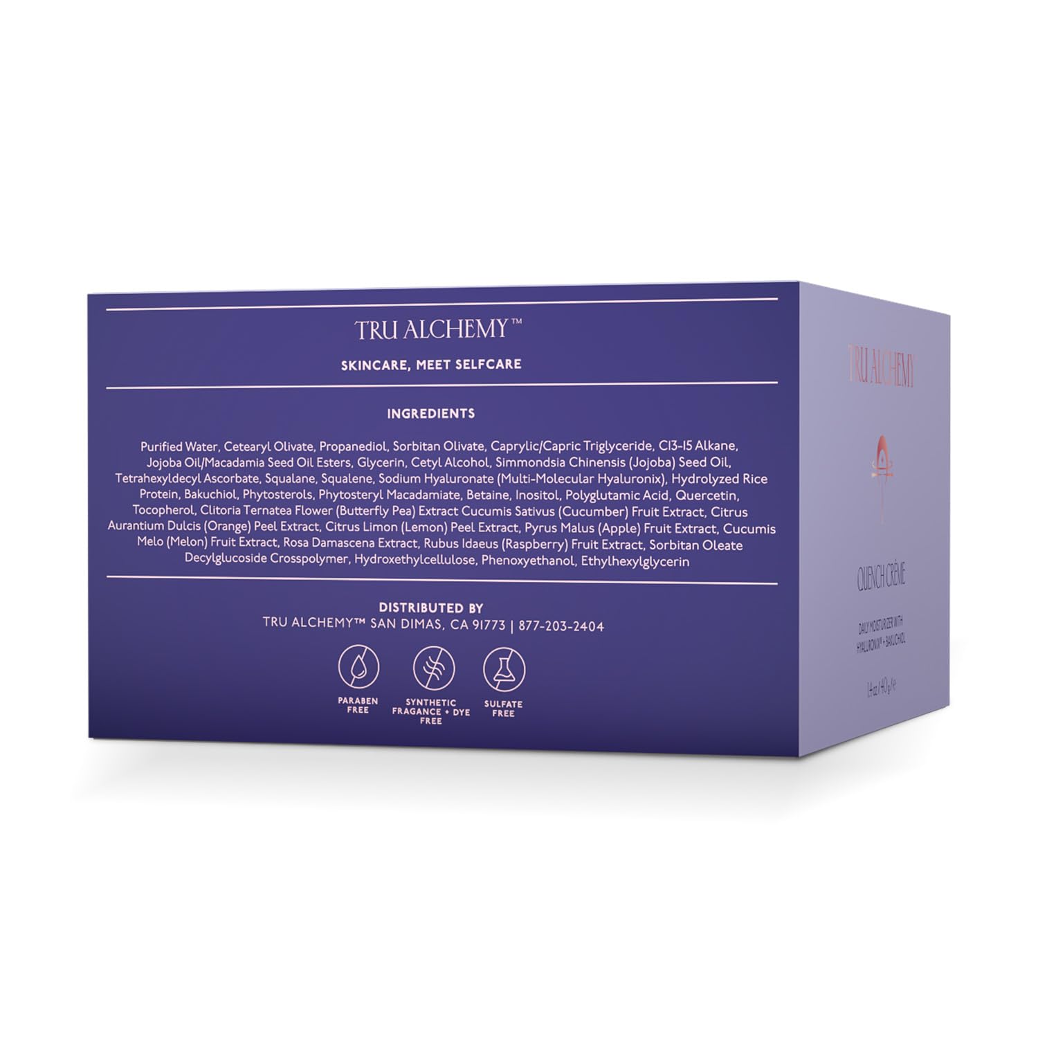 Tru Alchemy Quench Crème packaging indicates two-month supply