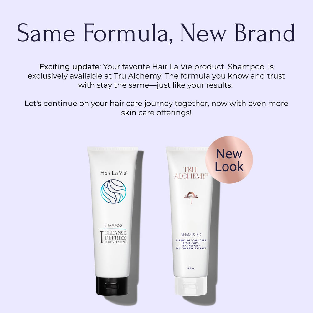 Tru Alchemy Shampoo lather demonstrates refreshing cleansing and fresh scent.