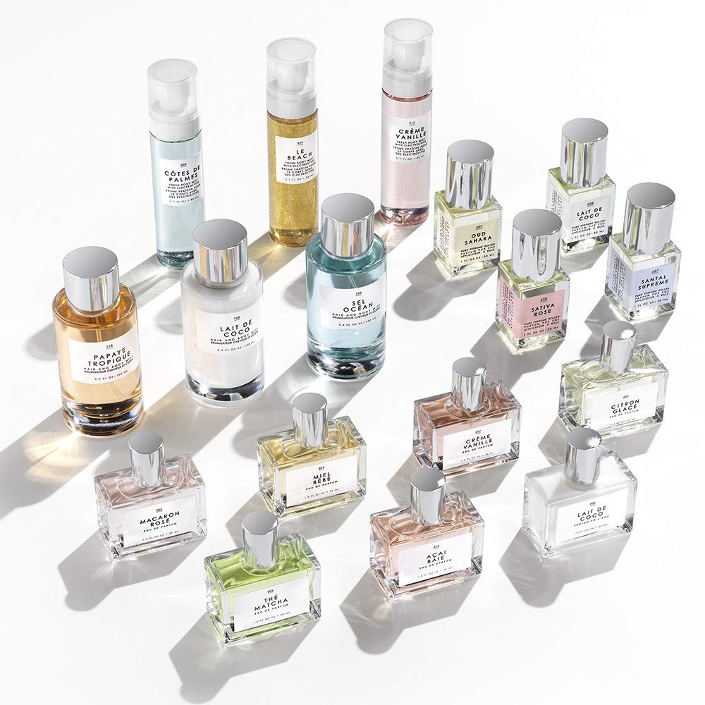 Tru Fragrance Beauty No. 26 Jus du Kiwi lifestyle shot evokes tropical mood.