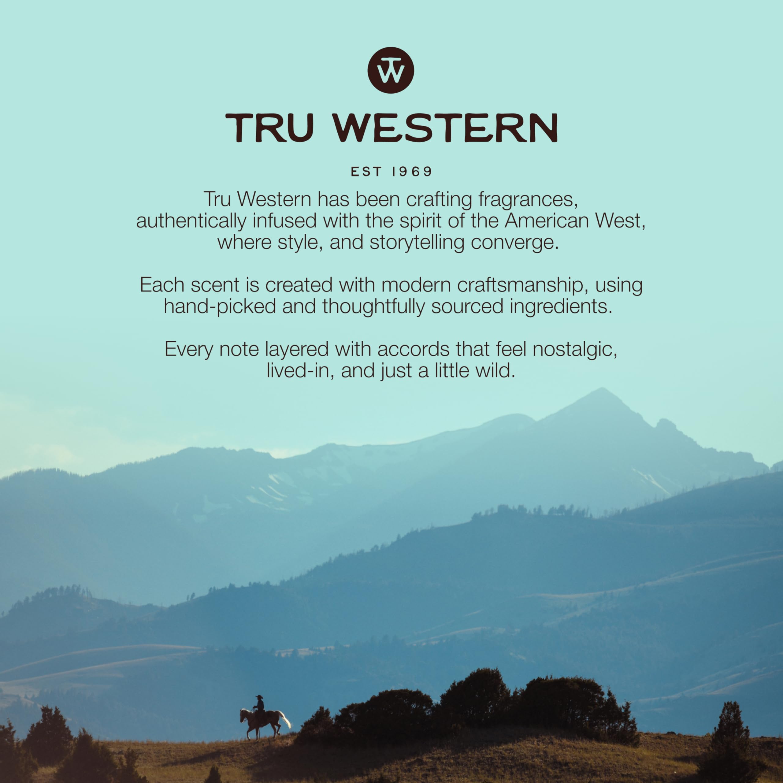 Women's Yellowstone Dusk perfume standing on vanity for adventures