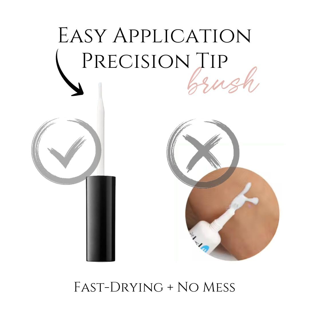 Water-resistant adhesive tested for outdoor wear with True Beauty Lashes.