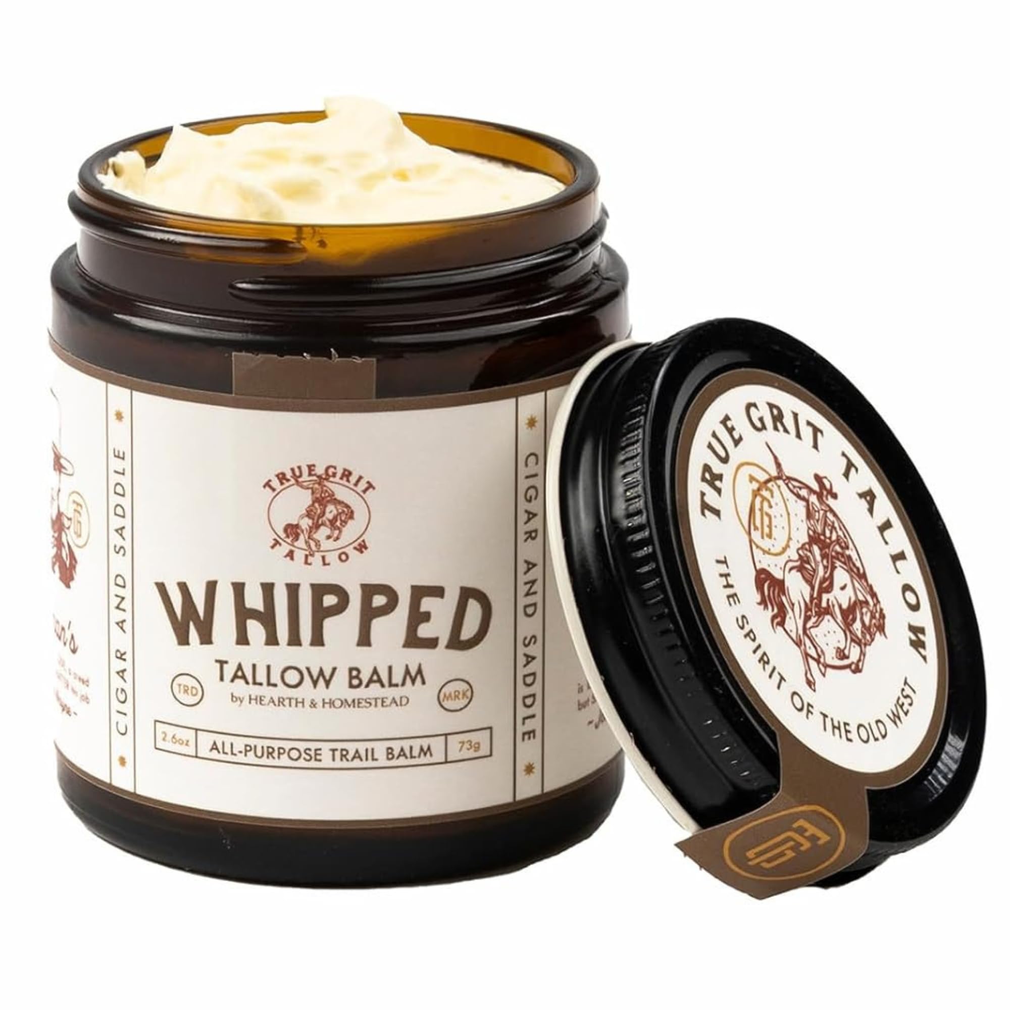 True Grit Tallow beef tallow skin care for deep moisture.