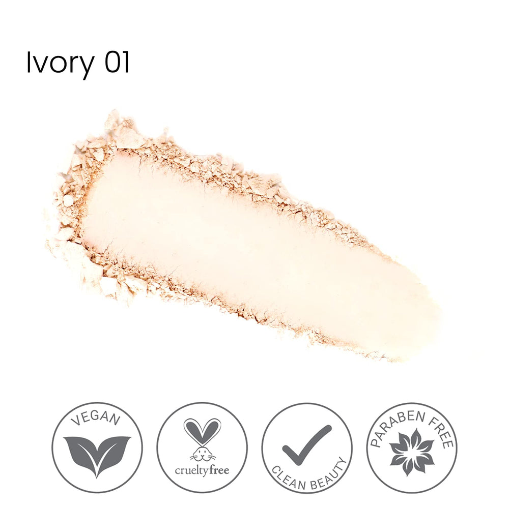True Luscious Sheer Halo Kaolin clay powder absorbing oil all day