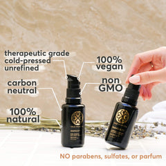 True Moringa Oil cold-pressed essence for healthy-looking skin.