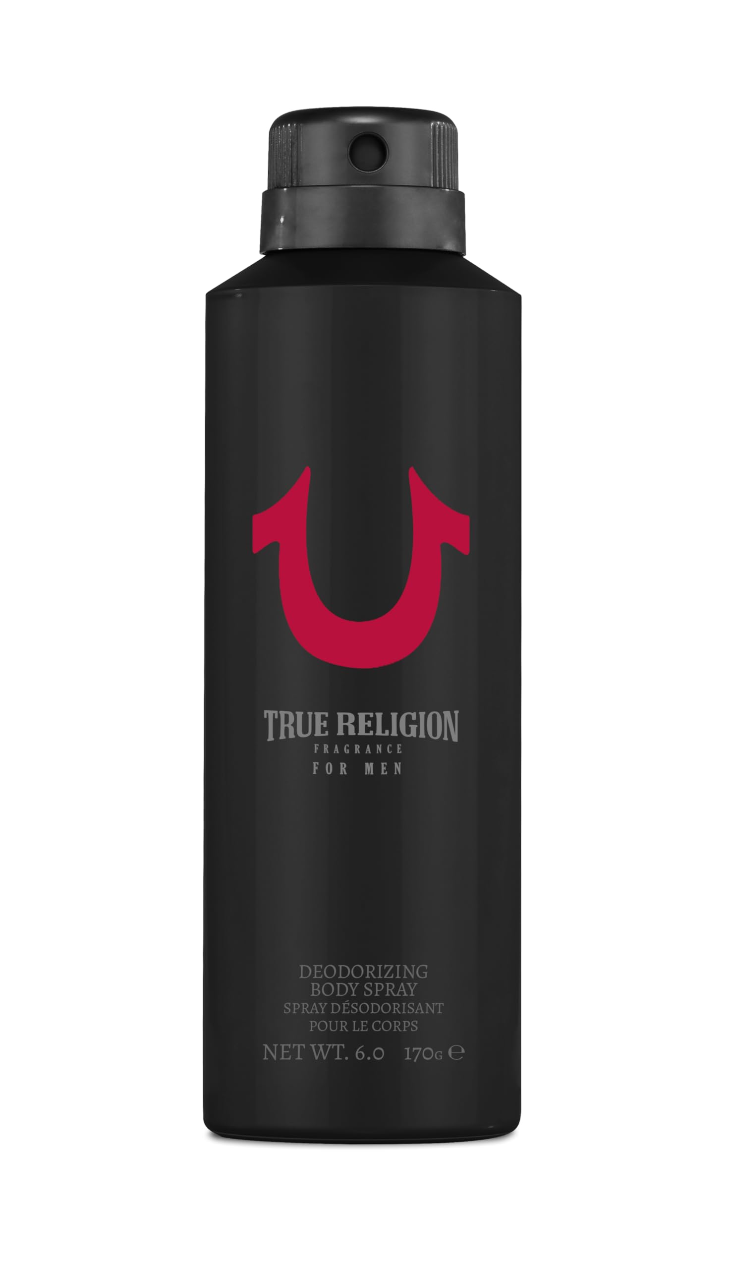True Religion body spray bottle pour highlights bergamot and cedarwood for daily freshness