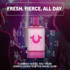 Top notes of watermelon and white currant offer a sparkling, refreshing opening for day-to-night wear