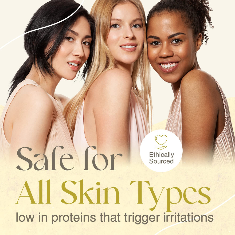 True Shea application hands demonstrating easy rub-in for quick hydration.