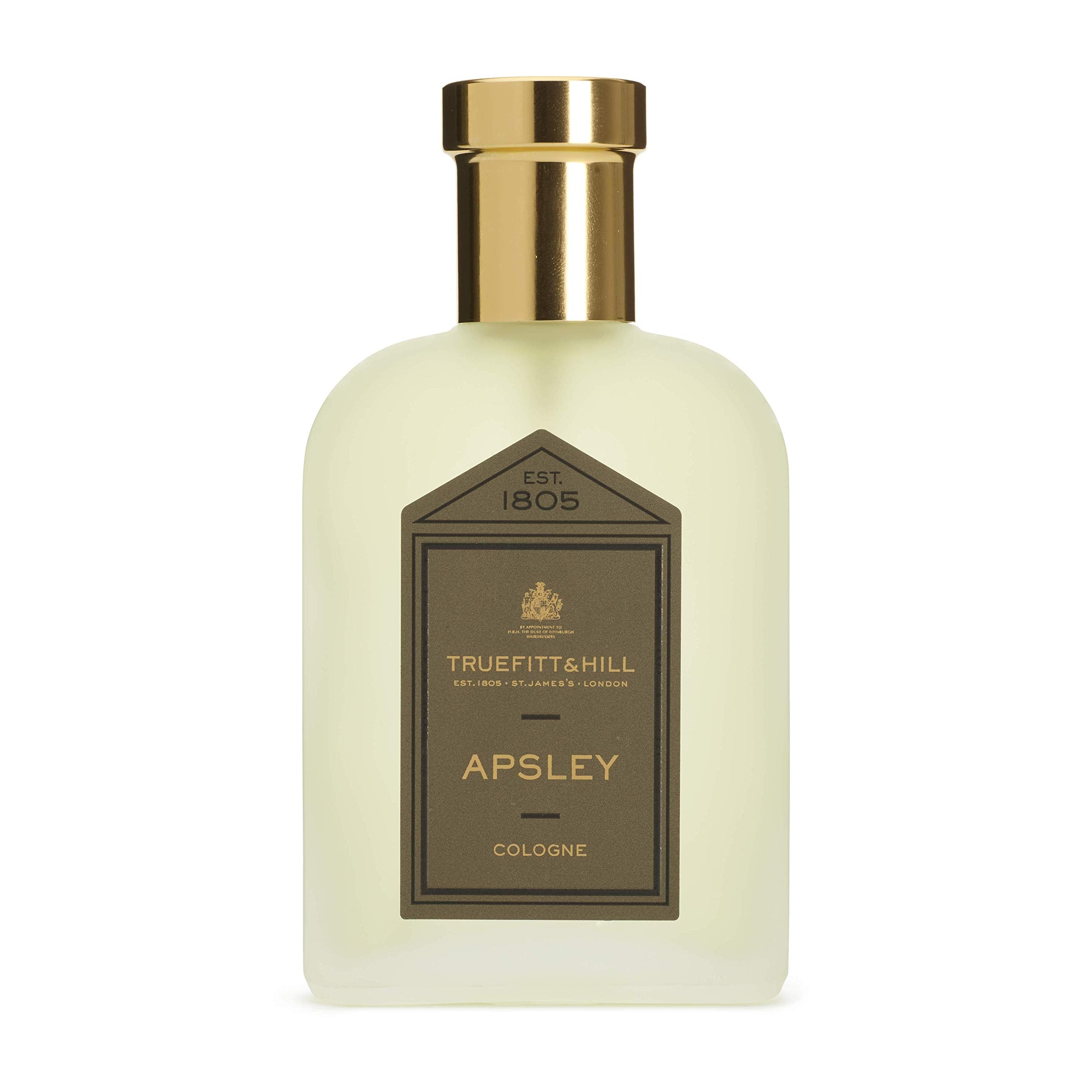 Truefitt & Hill Apsley musk and woods finish for warm presence.