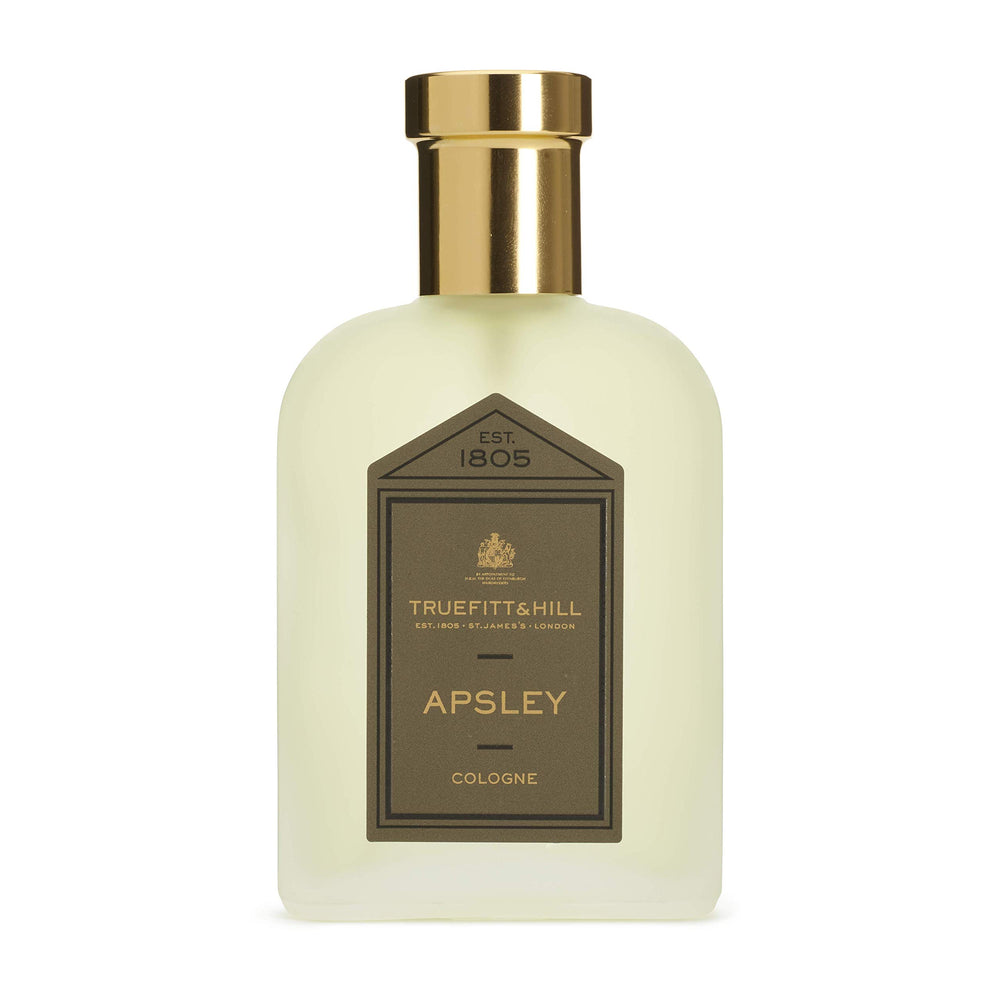 Truefitt & Hill Apsley musk and woods finish for warm presence.