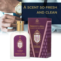 Truefitt & Hill Clubman scent top notes highlight a fresh, crisp fragrance.