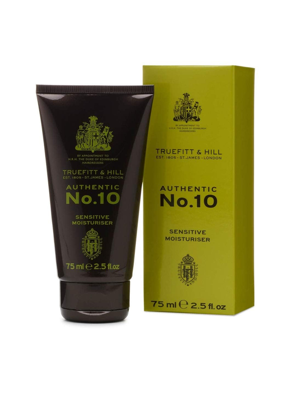 Truefitt & Hill Optimum Moisturizer No. 10 bottle close-up for premium hydration.