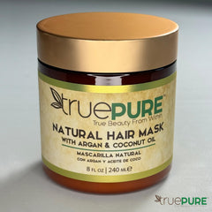 TruePure Argan Oil Hair Mask fragrance-free formula supports sensitive scalps.