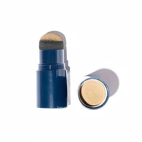 Truhair Color & Conceal waterproof root touch up concealer covers gray roots for a natural-looking finish.