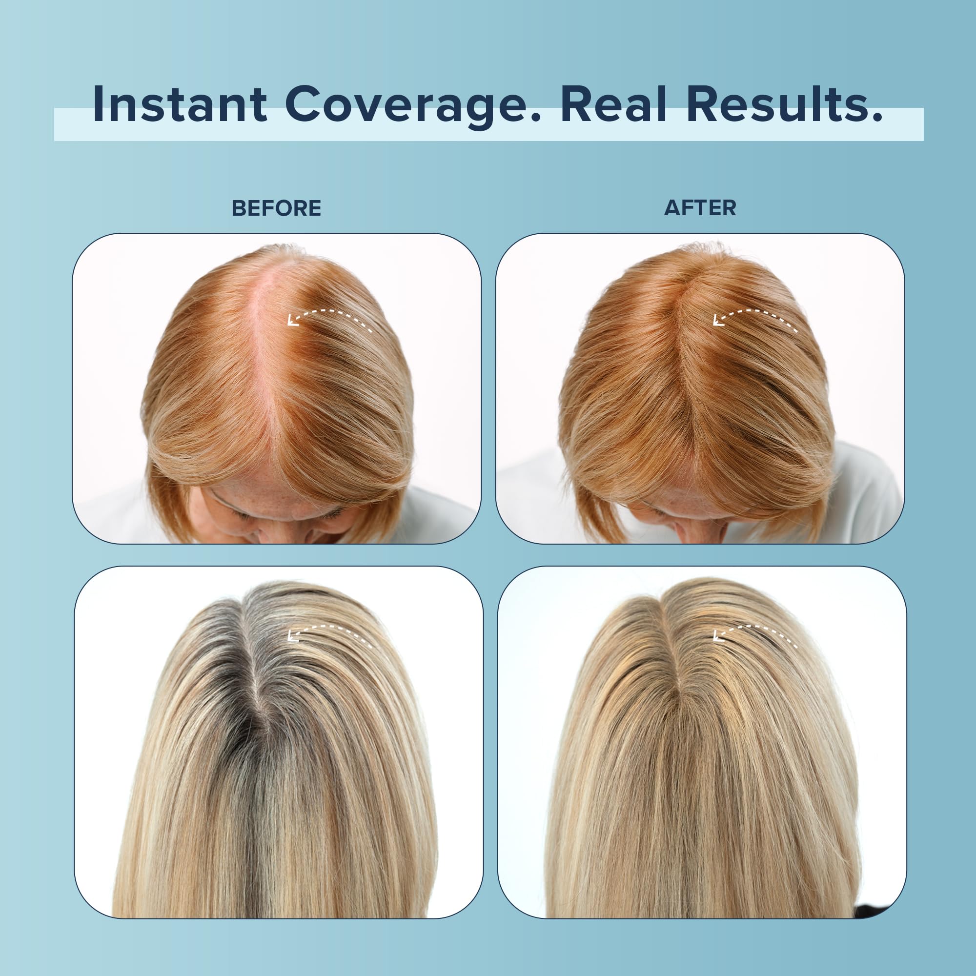 Truhair refill packaging design highlights portable, refillable convenience.