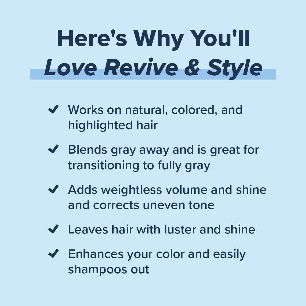 Truhair Revive Style Color Mousse Silver foam texture with smooth finish.
