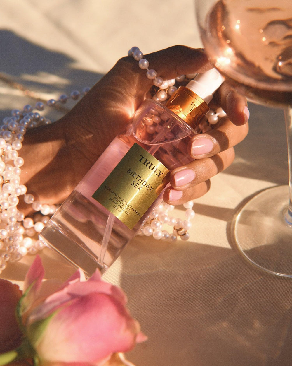 Truly Birthday Sex Perfume Mist packaging box suggests gifting appeal.