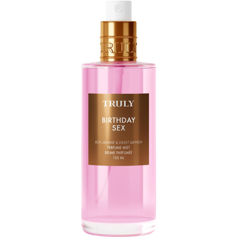 Truly Birthday Sex Perfume Mist spray-top ready for quick, alluring spritz.