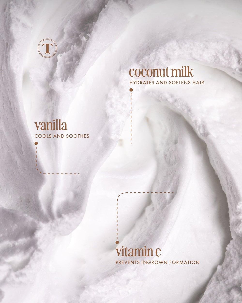 Truly Coco Cloud coconut milk ingredient closeup highlights hydration