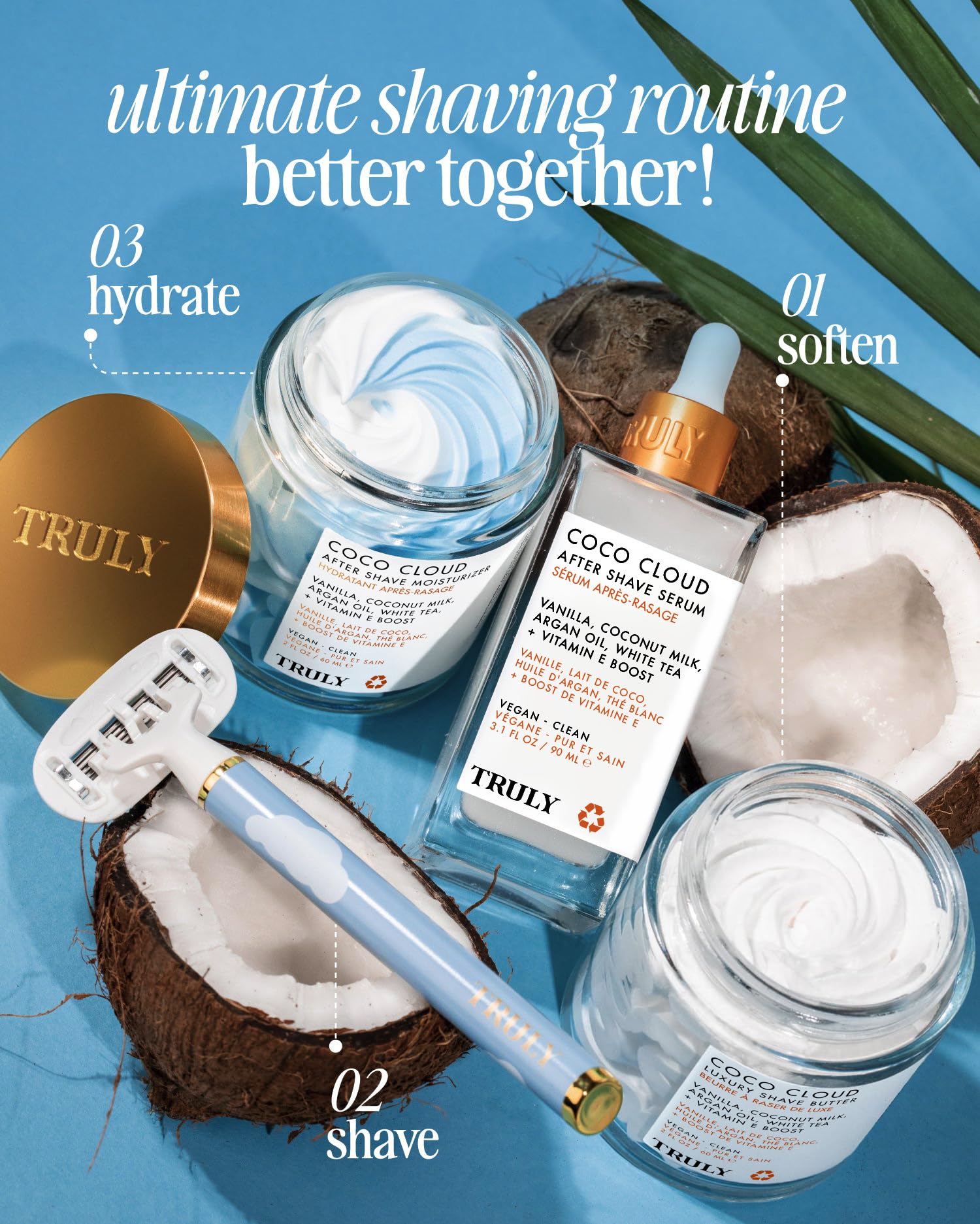 Truly Coco Cloud mango seed butter ingredient closeup shows nourishing richness