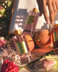 Truly Glazed Donut Perfume Mist vanilla note detail reveals warm scent.
