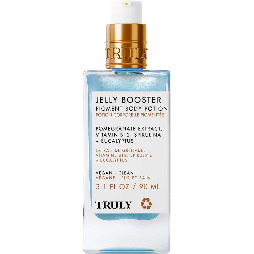 Truly Jelly Booster Pigment Body Potion elegant packaging on display.