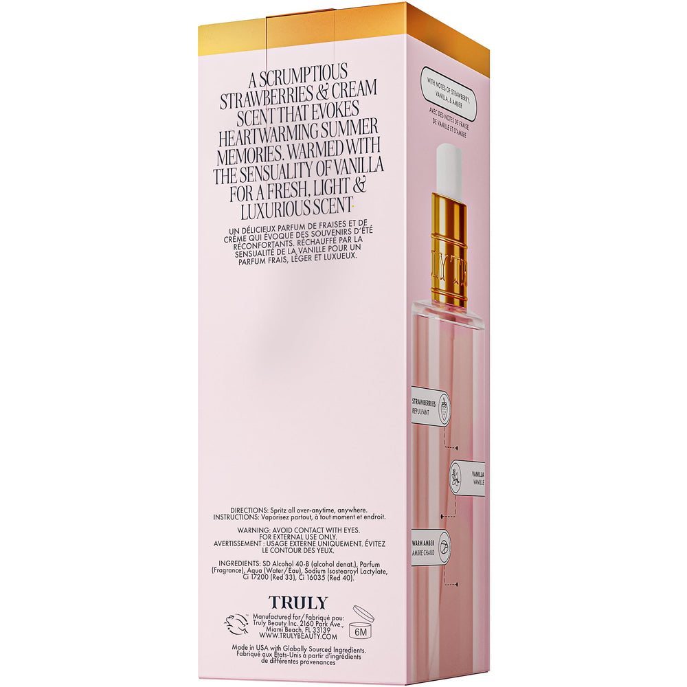 Truly Soft Serve Perfume Mist lifestyle shot at sunset for versatile wear