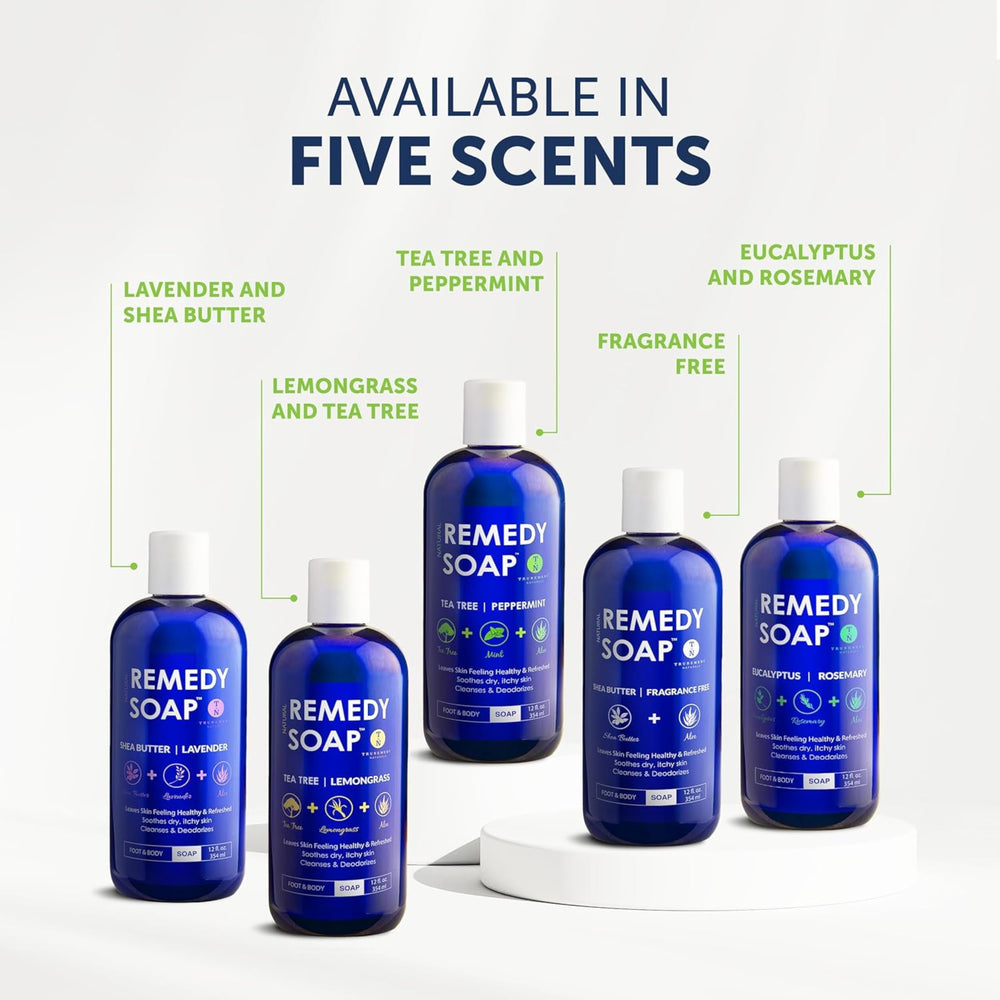 Truremedy Naturals skin close-up reveals refreshed, comfortable post-wash feel.