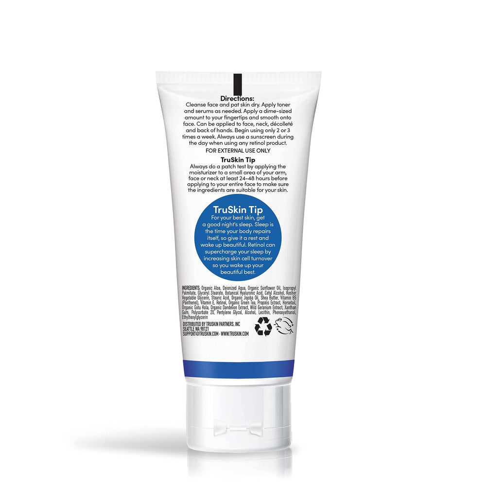 TruSkin formula with hyaluronic acid and vitamin E supporting moisturized skin