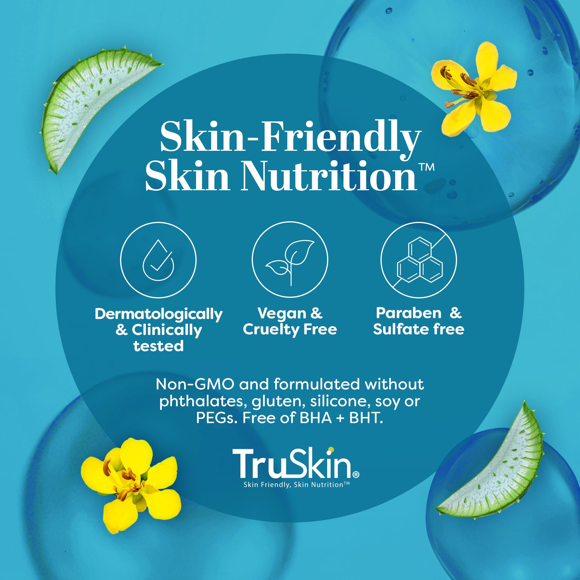 Serum applied on hand demonstrating quick absorption and slip.