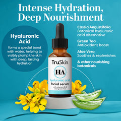 Pump-dispense view of TruSkin serum for easy, mess-free application.