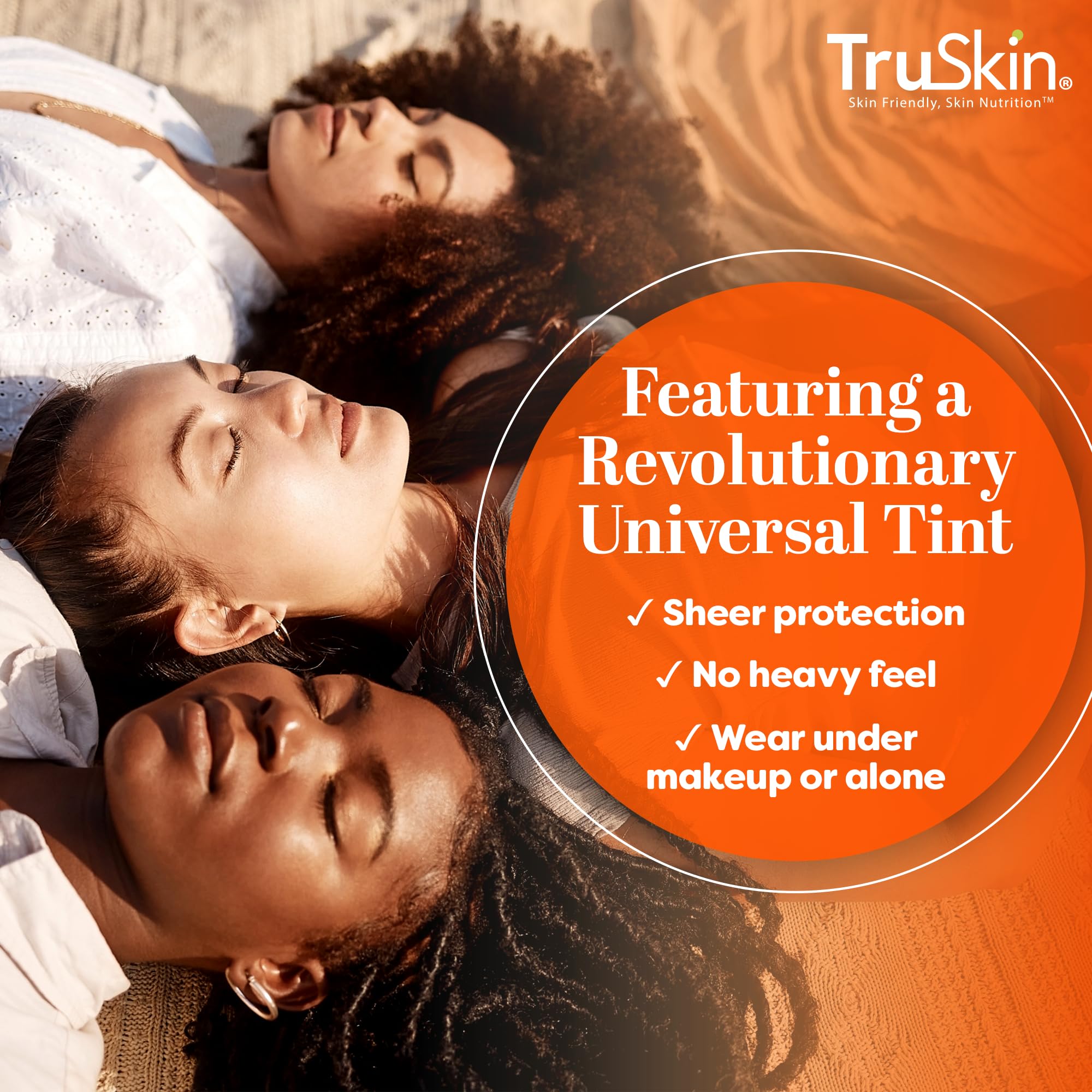 TruSkin Sunscreen Serum with vitamin C hydration and glow