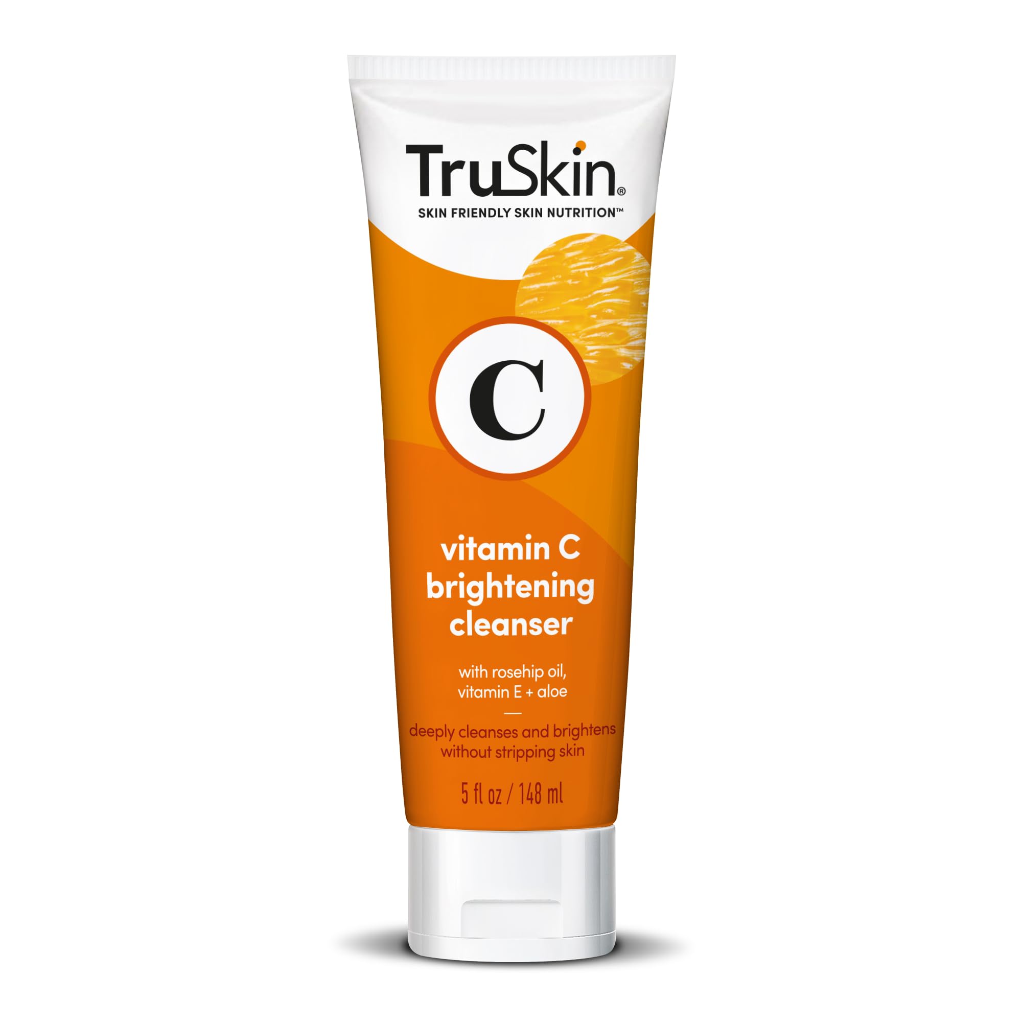 TruSkin Vitamin C Face Wash bottle front for daily cleansing and brightening.