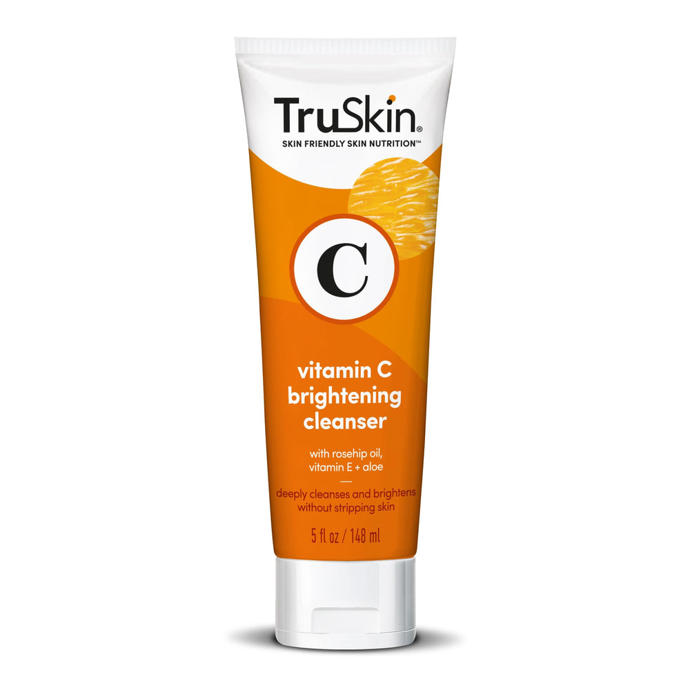 TruSkin Vitamin C Face Wash bottle front for daily cleansing and brightening.