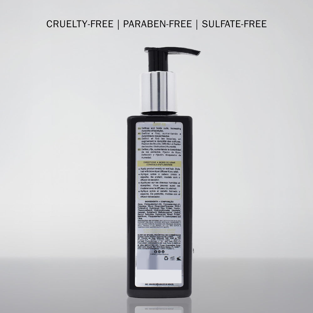 TRUSS Curly Fix adds shine and bounce to curls.