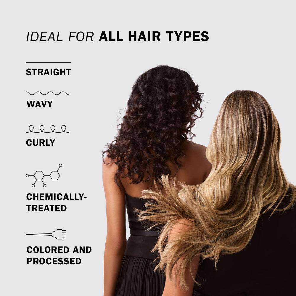 TRUSS Deluxe Prime detangles damp hair to speed up drying.