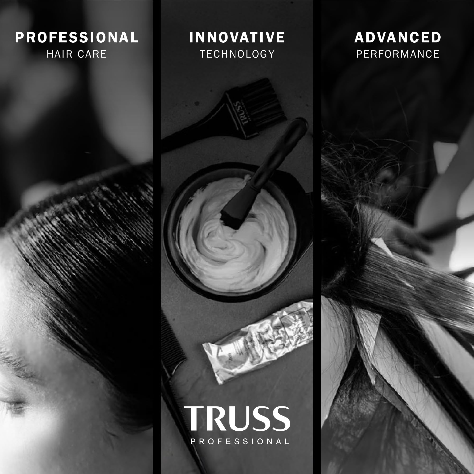 TRUSS Deluxe Prime nourishes without weighing down fine hair during styling.