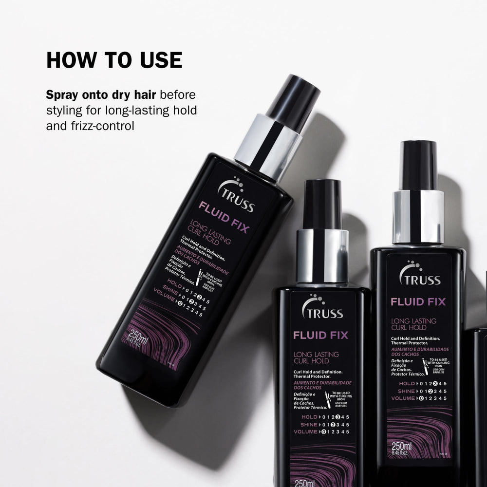 TRUSS Fluid Fix suitable for all hair types and textures.