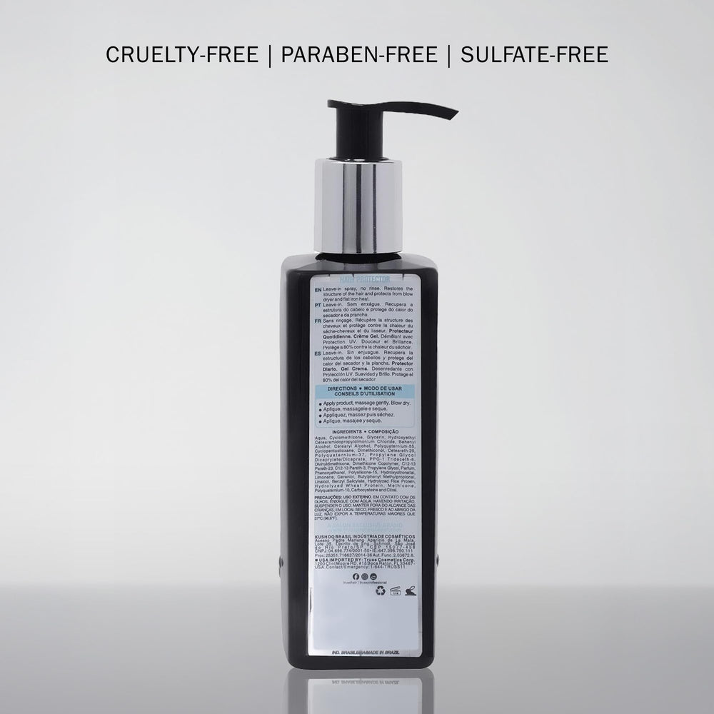 TRUSS Hair Protector anti-frizz effect after styling for a sleek finish