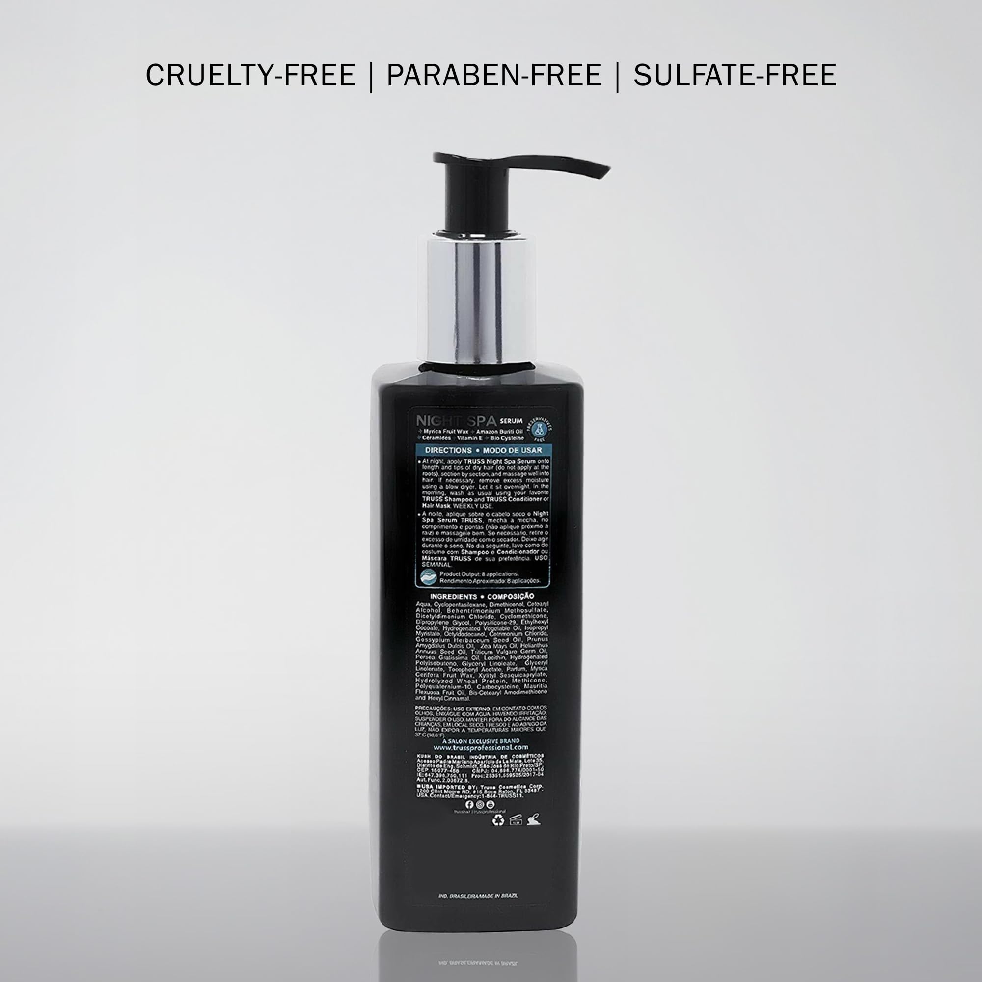 TRUSS Night Spa smoothing dry hair overnight for elasticity