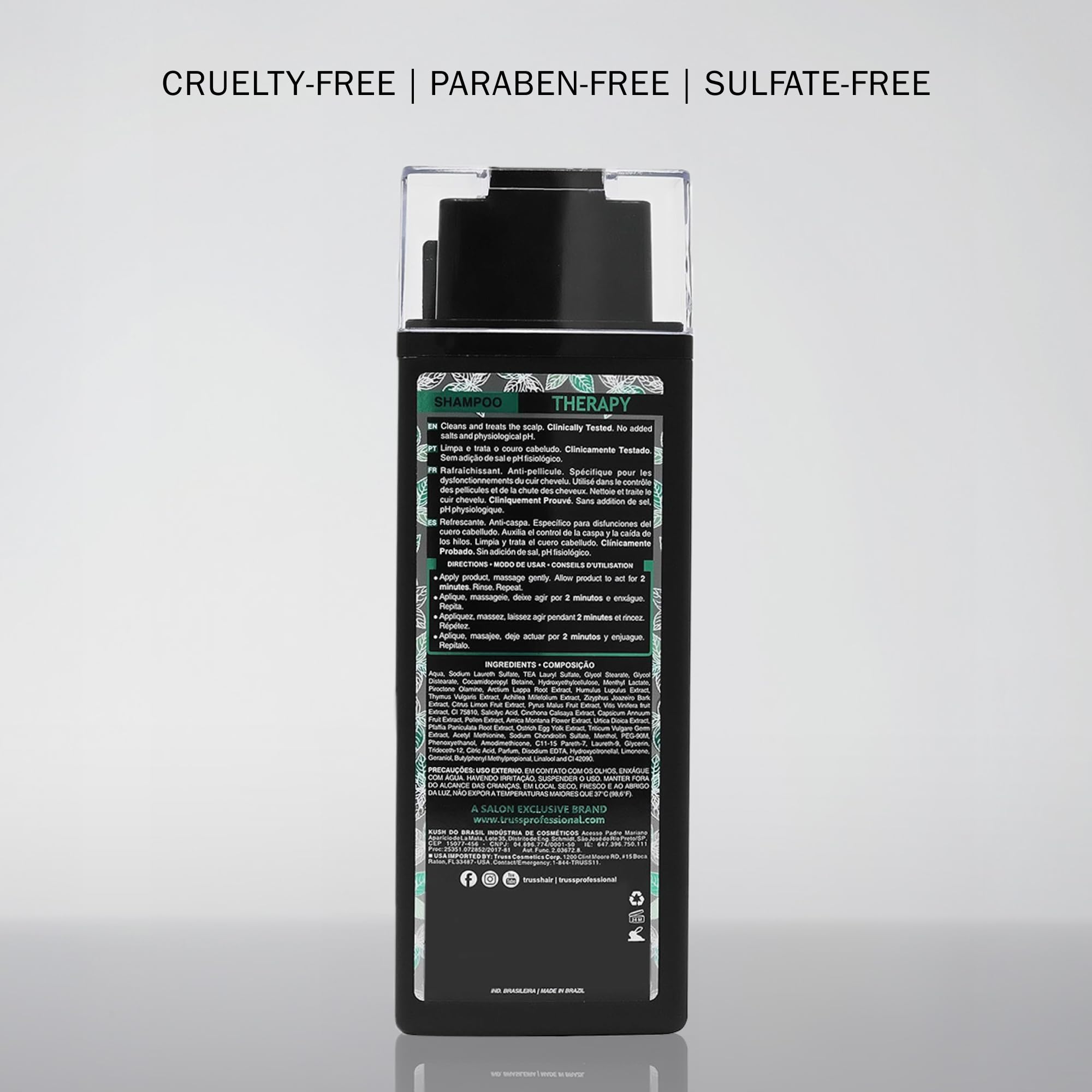 TRUSS Therapy shampoo boosts shine and frizz protection for smoother hair