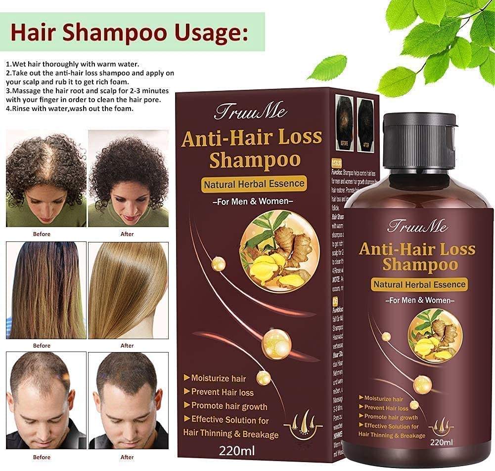 TruuMe Root Activator Shampoo pump dispenser, easy shower routine.
