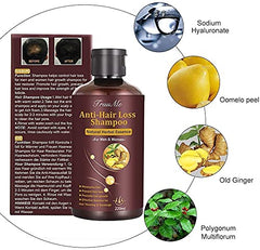 TruuMe Root Activator Shampoo lather showing ginger infusion for cleansing.