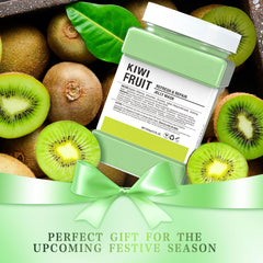 Mixing Truvenum Kiwi Jelly Mask Powder with water at a 4:3 ratio