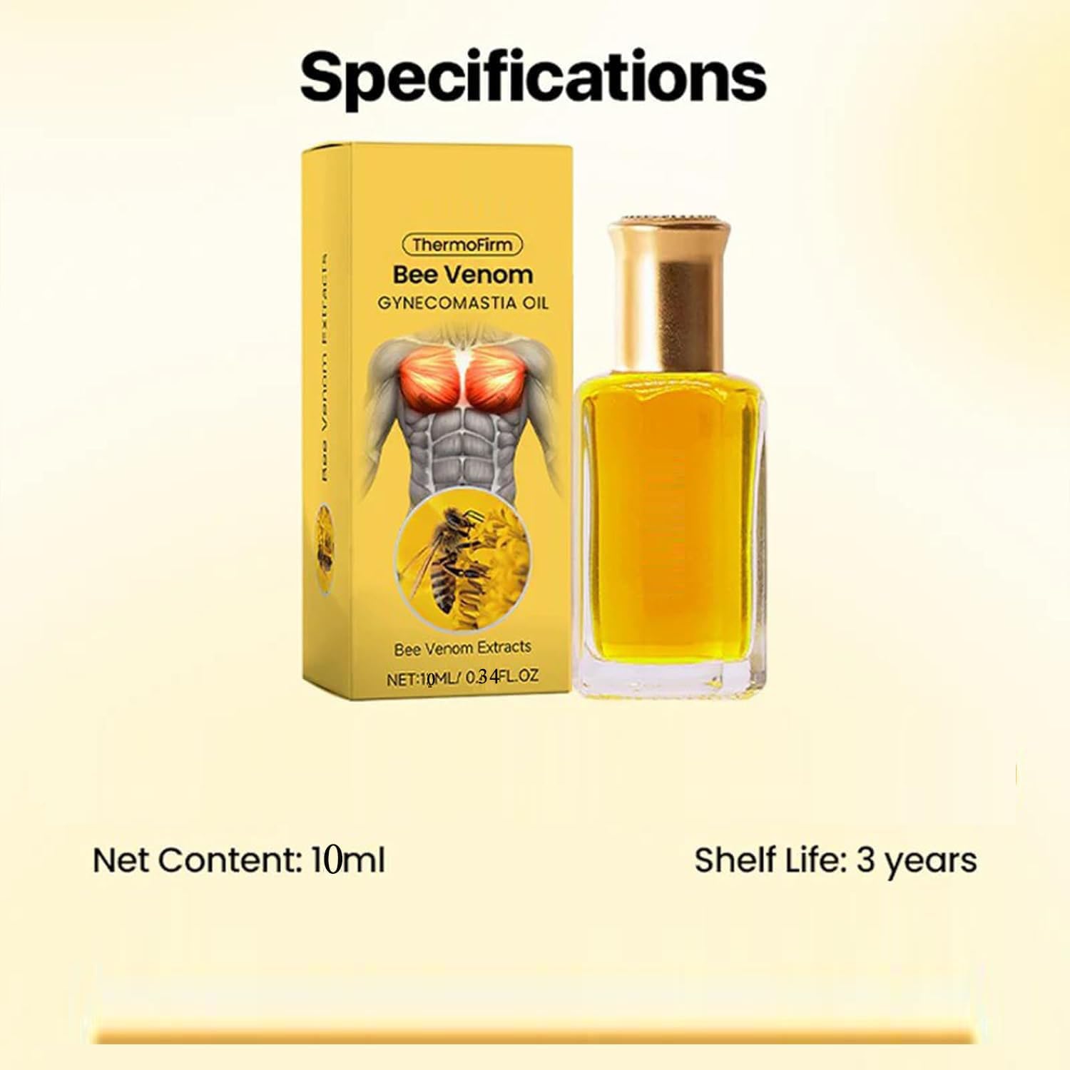 TRWLCFF ThermoFirm Bee Venom Oil soothing, energizing feel after use