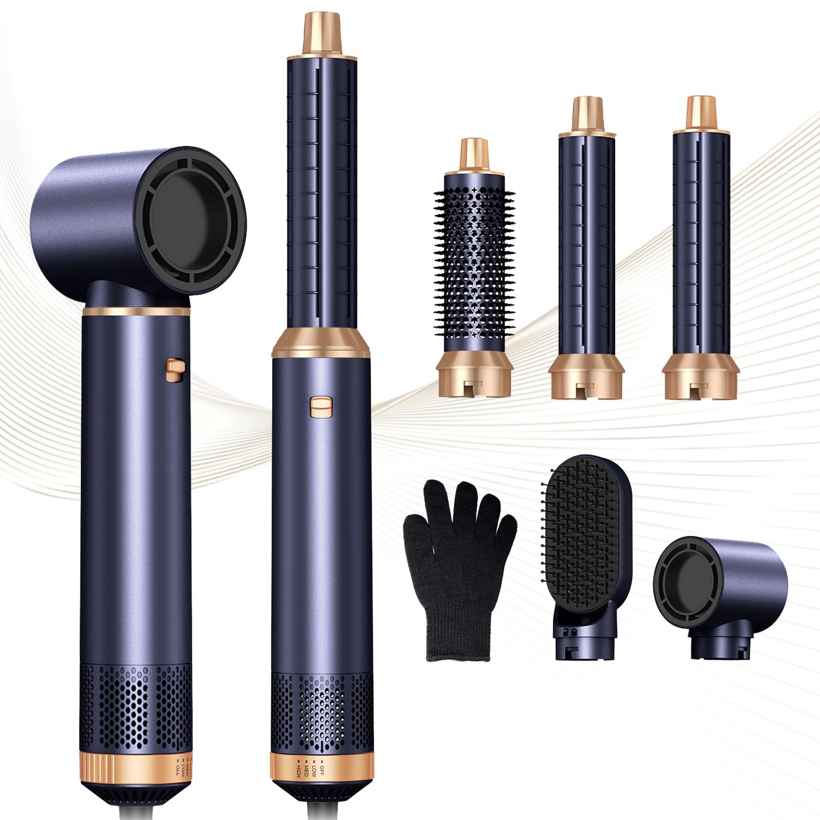Trylater 5-in-1 hair dryer brush enables fast drying and versatile styling.