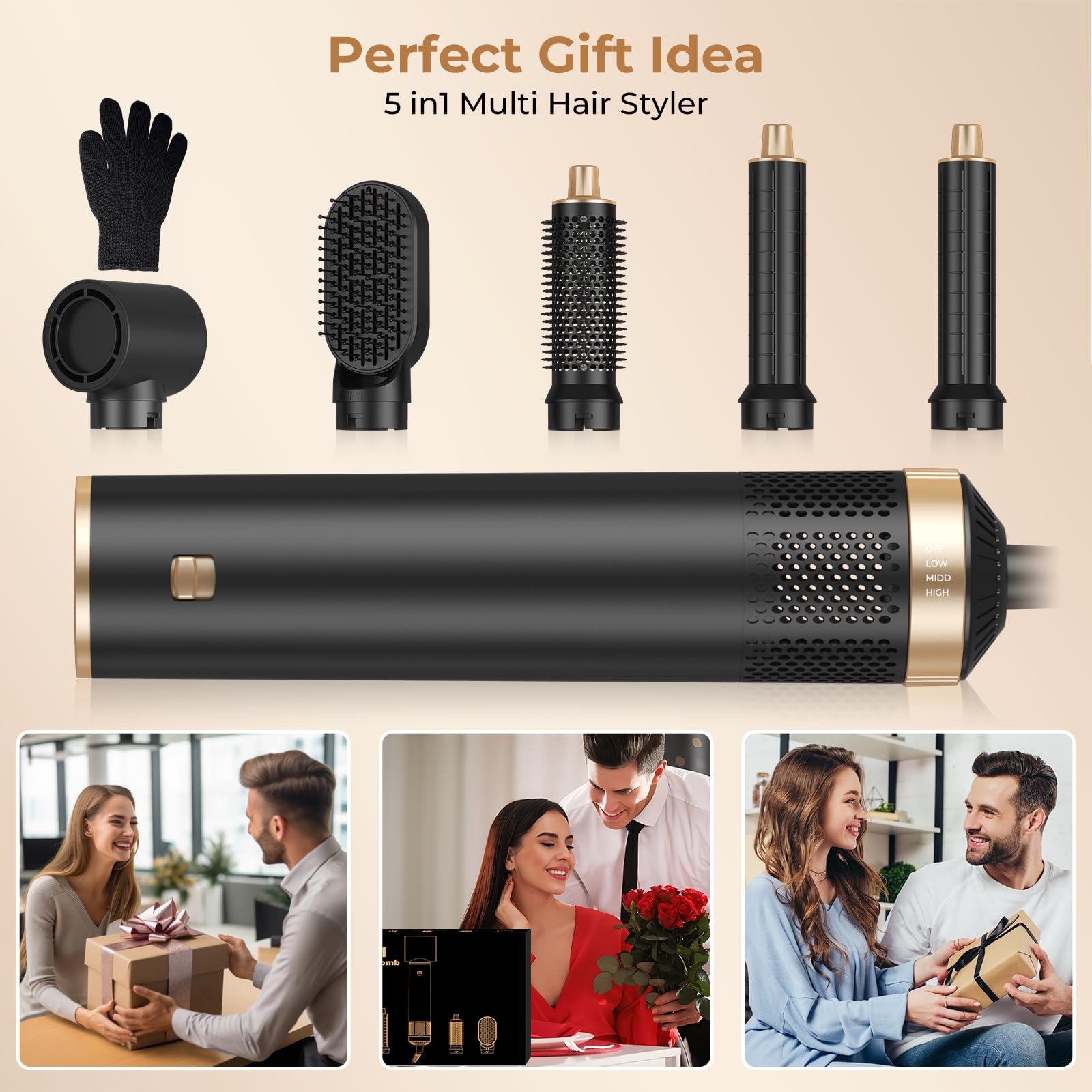 TryLater detachable travel curling iron for on-the-go styling.