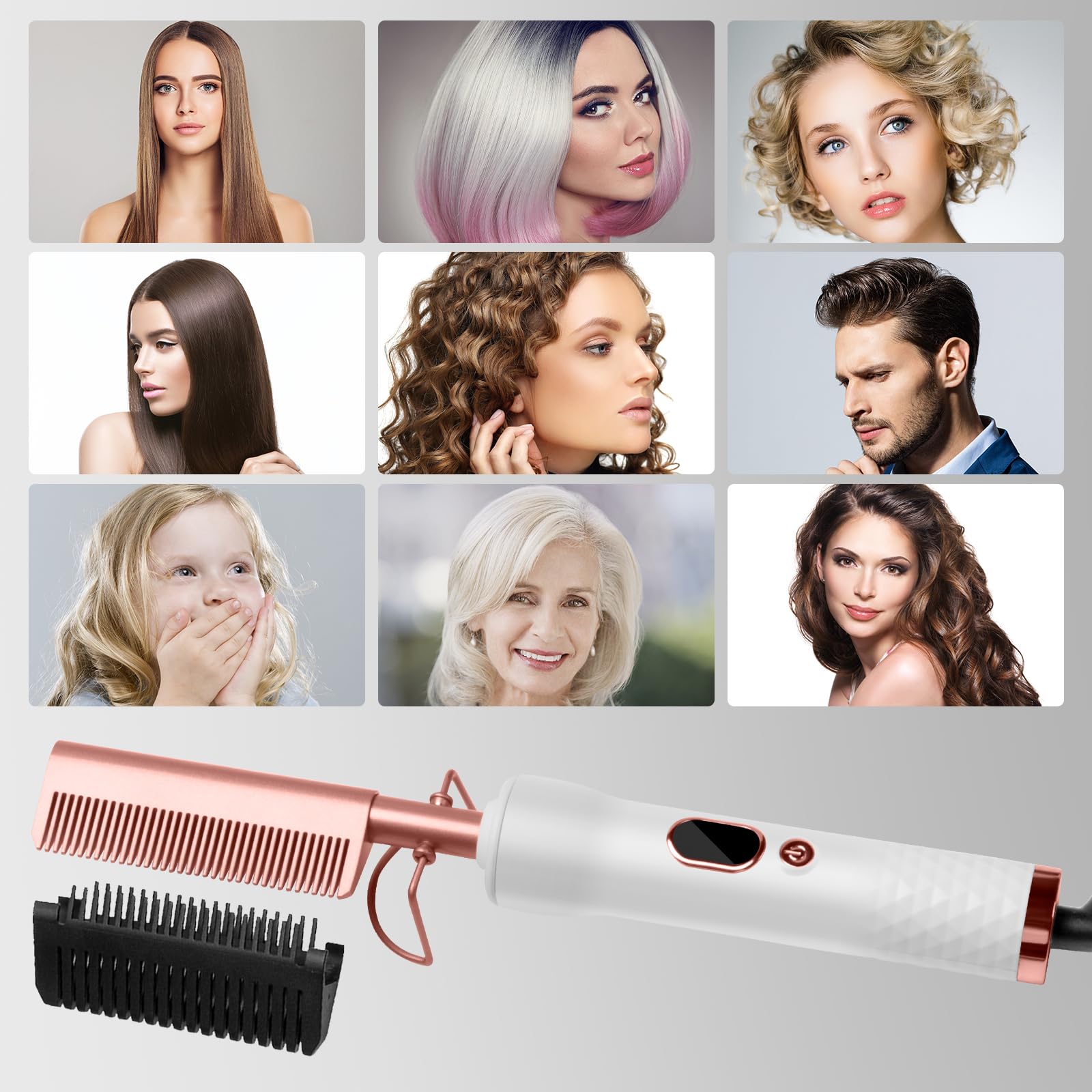 TryLater hot comb travel case and design for on-the-go styling