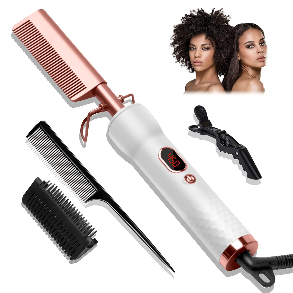 TryLater hot comb wig plate glides smoothly for precise wig styling
