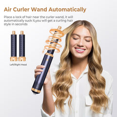 Trylater magnetic 1.5-inch head delivers precise airflow for smooth results.
